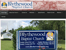 Tablet Screenshot of blythewoodbaptist.org